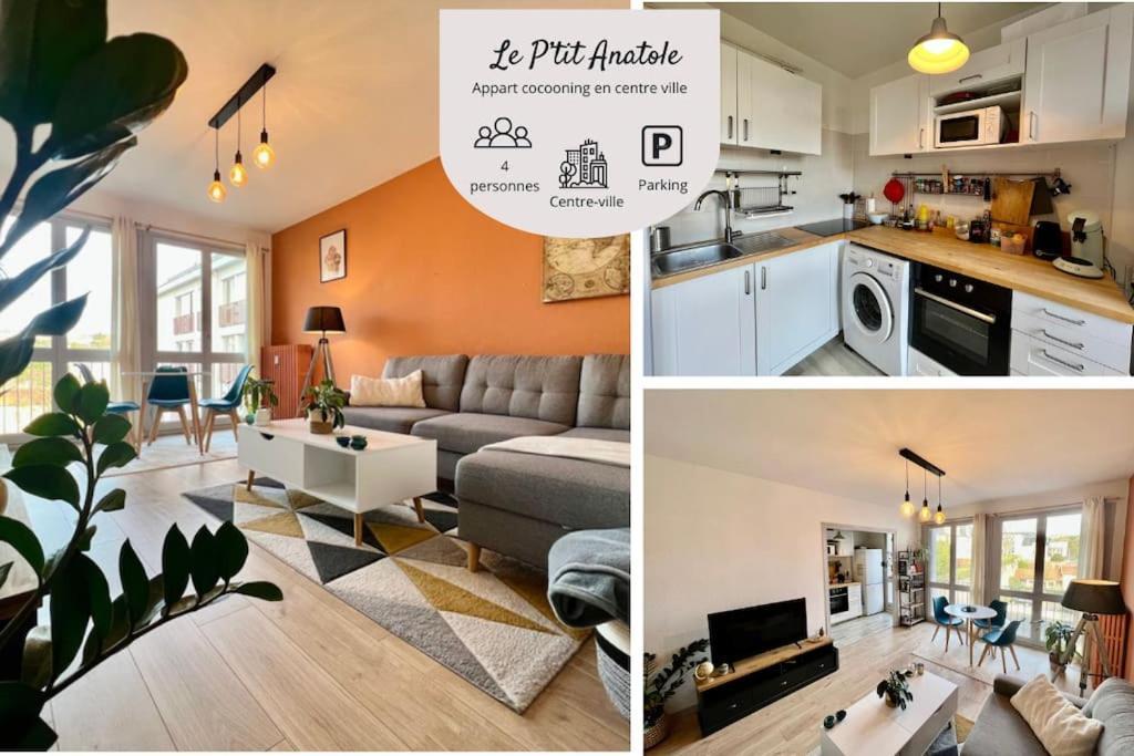 Апартаменти Le P'Tit Anatole - Joli T2 Avec Parking Пуатьє Екстер'єр фото